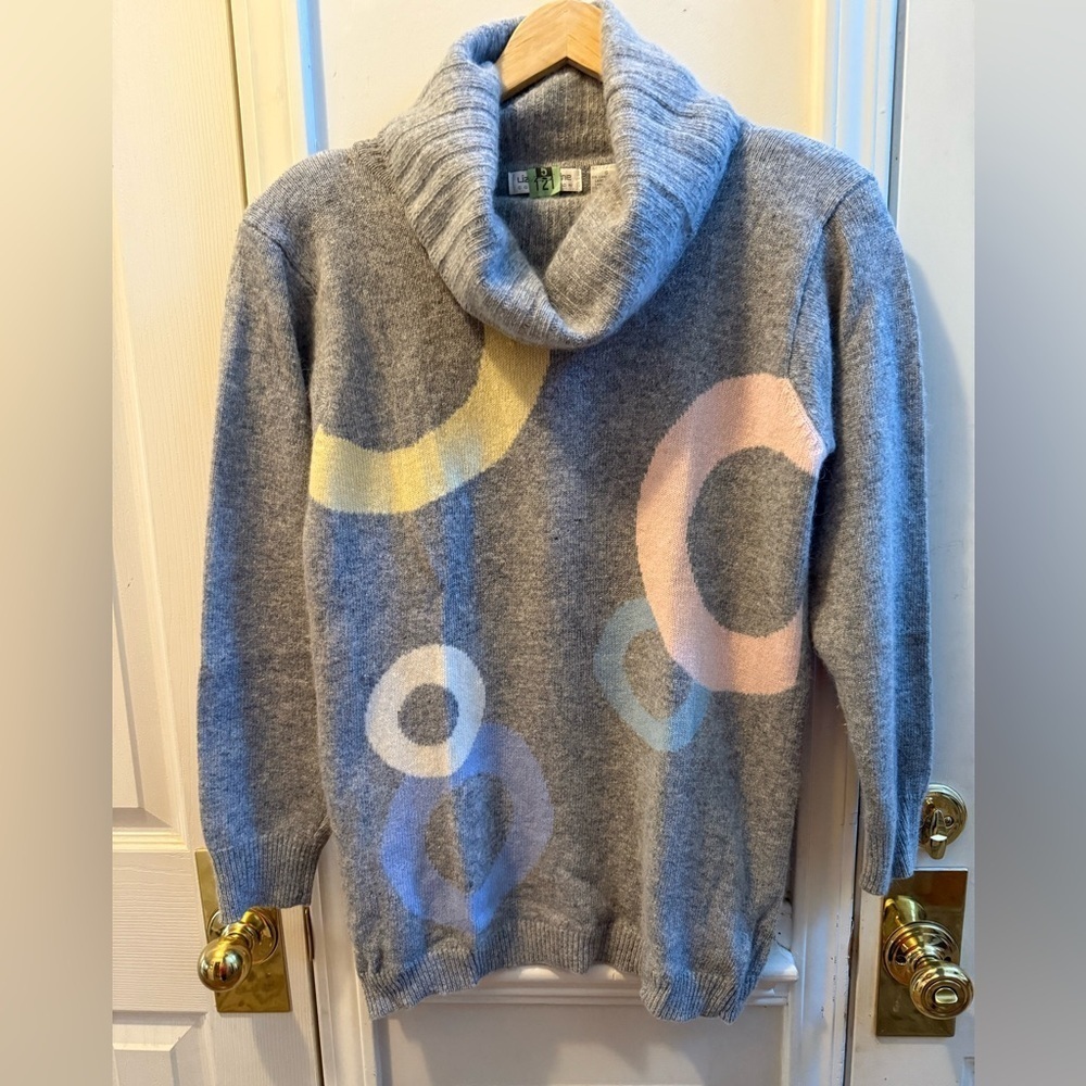 Liz Claiborne Lambs Wool Cowl Neck Sweater